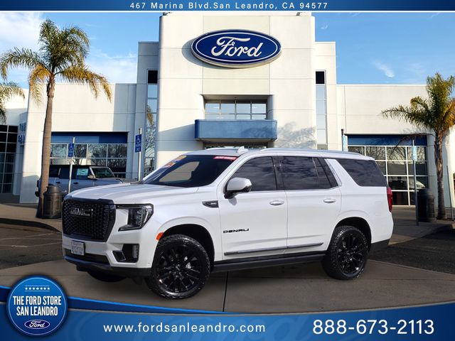 White Frost Tricoat 2023 GMC Yukon SUV / Crossover Four-Wheel Drive
