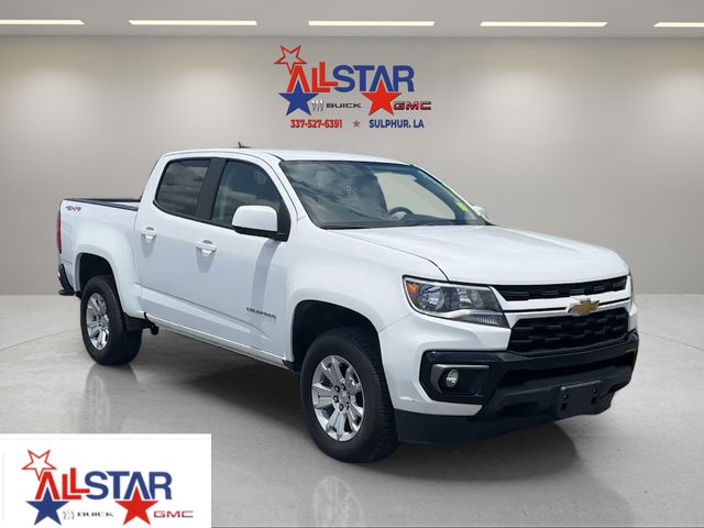 Summit White 2022 Chevrolet Colorado Pickup Truck Four-Wheel Drive 8-Speed Automatic