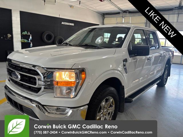 White 2023 Ford F-150 Pickup Truck Four-Wheel Drive Automatic