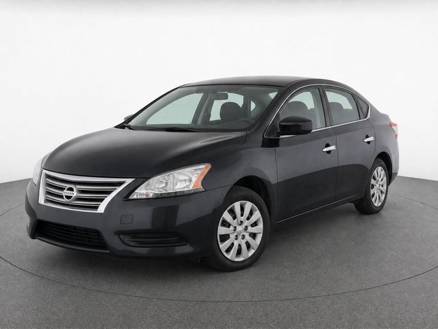 Super Black 2015 Nissan Sentra S Sedan Front-Wheel Drive Continuously Variable Transmission