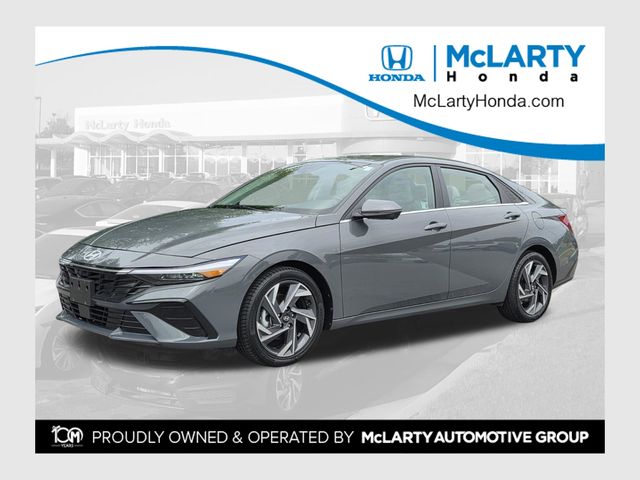 Ecotronic Gray 2024 Hyundai Elantra Sedan Front-Wheel Drive Continuously Variable Transmission