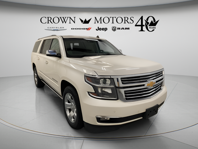 White Diamond Clearcoat 2015 Chevrolet Suburban SUV / Crossover Four-Wheel Drive 6-Speed Automatic Overdrive