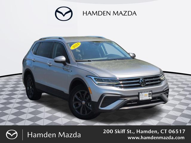 Silver Metallic 2024 Volkswagen Tiguan SUV / Crossover All-Wheel Drive 8-Speed Automatic