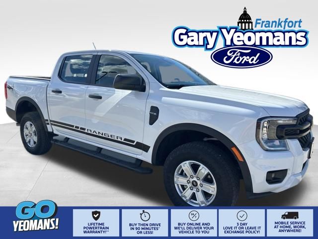 Oxford White 2025 Ford Ranger Pickup Truck Four-Wheel Drive Automatic