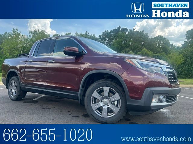 Red (Deep Scarlet Pearl) 2020 Honda Ridgeline RTL-E AWD Pickup Truck All-Wheel Drive 9-Speed Automatic