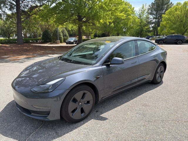 Midnight Silver Metallic 2023 Tesla Model 3 RWD Sedan Rear-Wheel Drive 1-Speed Automatic