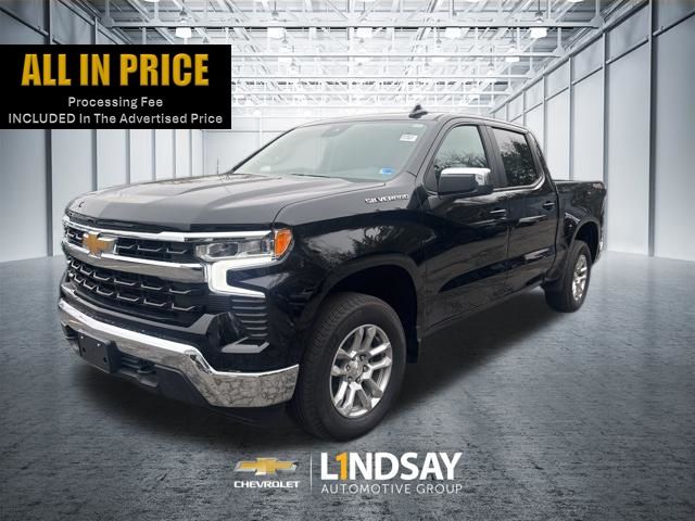 Black 2024 Chevrolet Silverado 1500 LT Crew Cab 4WD Pickup Truck Four-Wheel Drive 8-Speed Automatic