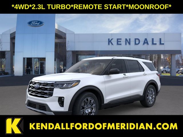 White Metallic 2026 Ford Explorer SUV / Crossover All-Wheel Drive Automatic