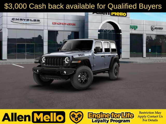 Anvil Clear Coat 2026 Jeep Wrangler SUV / Crossover Four-Wheel Drive 8-Speed Automatic