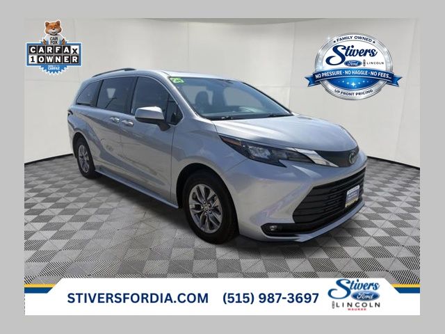 Celestial Silver Metallic 2025 Toyota Sienna Minivan Front-Wheel Drive Continuously Variable Transmission