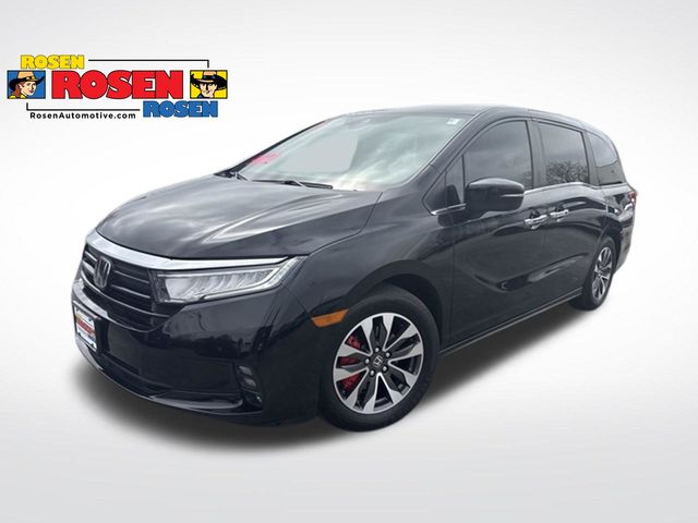 Black 2022 Honda Odyssey Minivan Front-Wheel Drive Automatic