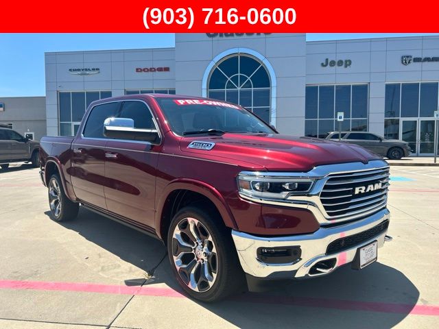 Red 2019 RAM 1500 Pickup Truck Four-Wheel Drive 8-Speed Automatic