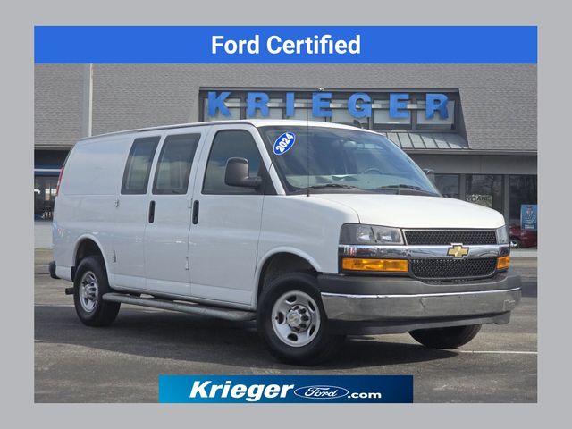 Summit White 2024 Chevrolet Express Cargo 2500 RWD Van Rear-Wheel Drive 8-Speed Automatic Overdrive