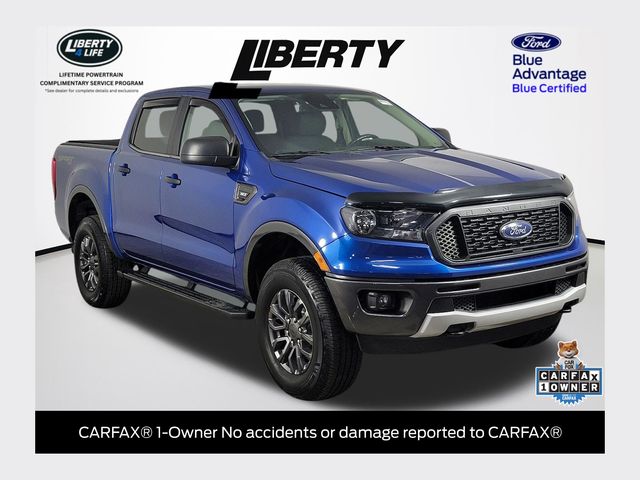 Lightning Blue Metallic 2020 Ford Ranger Pickup Truck Four-Wheel Drive Automatic