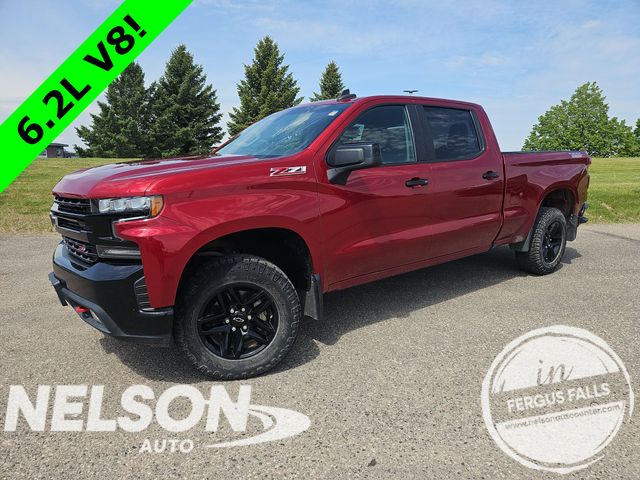 Cherry Red Tintcoat 2021 Chevrolet Silverado 1500 LT Trail Boss Crew Cab 4WD Pickup Truck Four-Wheel Drive Automatic