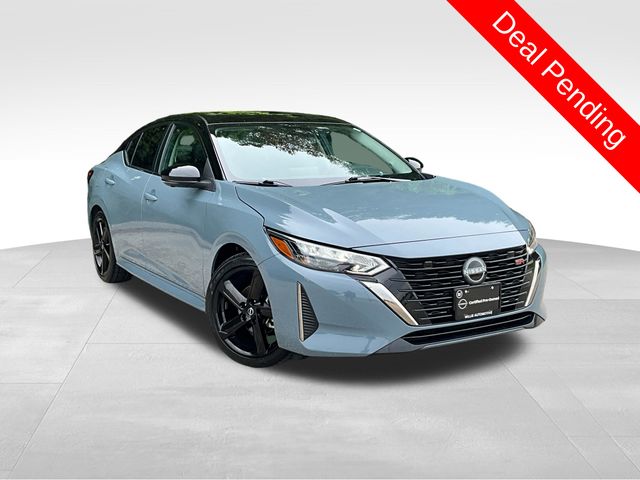 Atlantic Gray Metallic/Super Black 2024 Nissan Sentra Sedan Front-Wheel Drive Continuously Variable Transmission