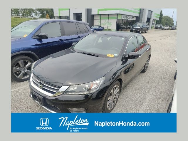 Crystal Black Pearl 2015 Honda Accord Sedan Front-Wheel Drive Continuously Variable Transmission