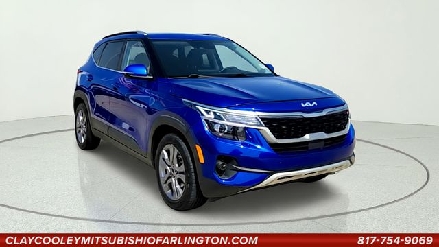 Neptune Blue 2022 Kia Seltos SUV / Crossover Front-Wheel Drive Continuously Variable Transmission