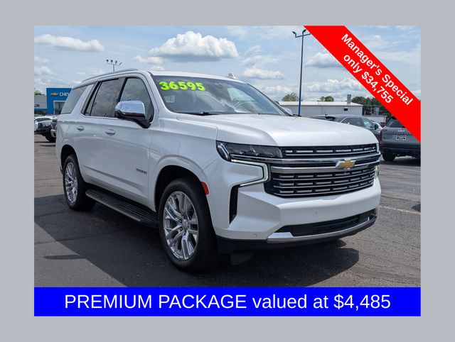 White (Iridescent Pearl Tricoat) 2021 Chevrolet Tahoe SUV / Crossover Four-Wheel Drive