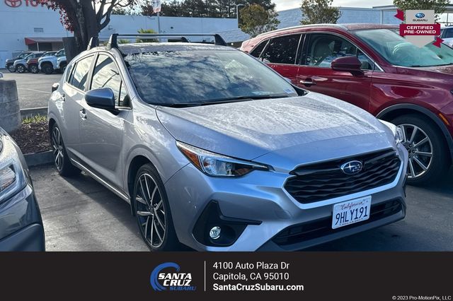 Ice Silver Metallic 2024 Subaru Impreza Sport AWD Wagon All-Wheel Drive Continuously Variable Transmission
