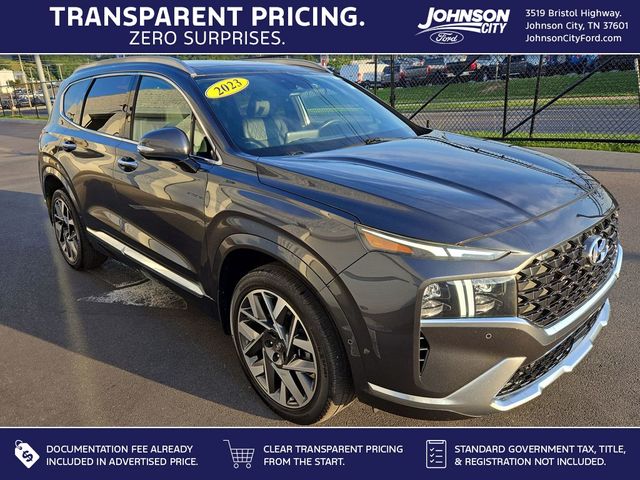 Portofino Gray 2023 Hyundai Santa Fe SUV / Crossover Front-Wheel Drive Automatic