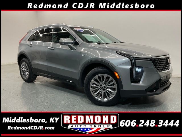 Argent Silver Metallic 2024 Cadillac XT4 Premium Luxury AWD SUV / Crossover Four-Wheel Drive 9-Speed Automatic