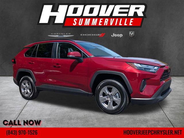 Red (Ruby Flare Pearl) 2025 Toyota RAV4 XLE FWD SUV / Crossover Front-Wheel Drive 8-Speed Automatic