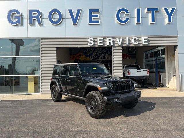 2025 Jeep Wrangler Willys Black at South Hills CDJR