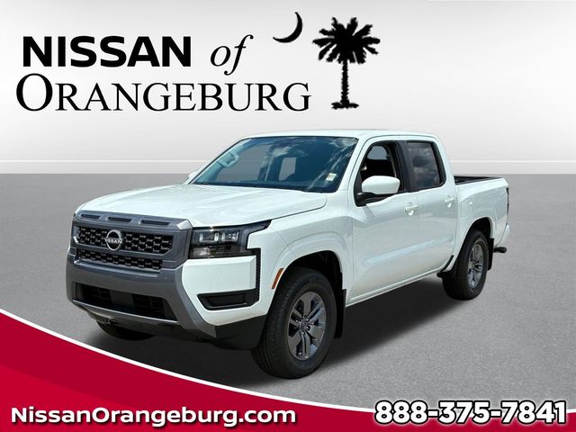 Glacier White 2026 Nissan Frontier Pickup Truck 4X2 9-Speed Automatic Overdrive