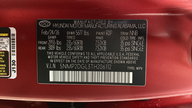 New 2026 Ultimate Red Hyundai SEL image 30