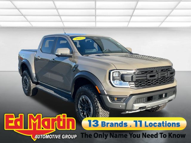 Gray 2025 Ford Ranger Pickup Truck Four-Wheel Drive Automatic
