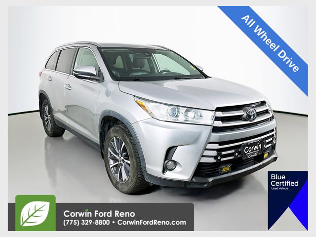 Celestial Silver Metallic 2019 Toyota Highlander SUV / Crossover All-Wheel Drive 8-Speed Automatic