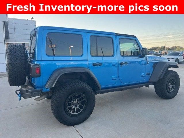 2022 Jeep Wrangler Unlimited High Tide Blue at Wharton Ford