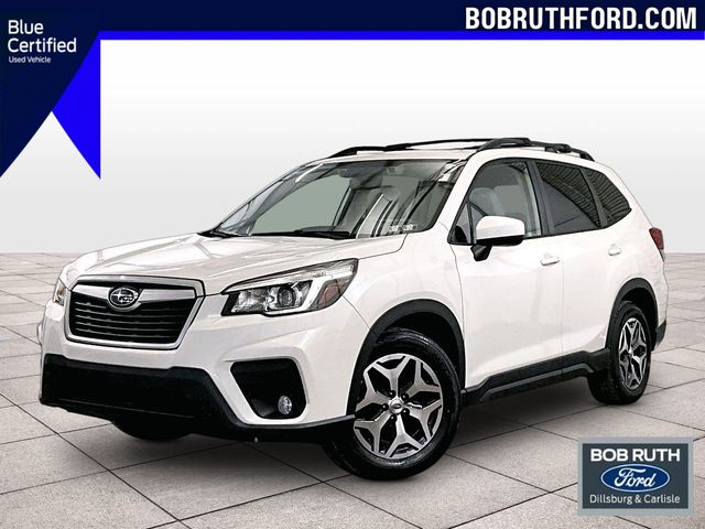 2020 Subaru Forester Premium White at Subaru and VW of Moon Township