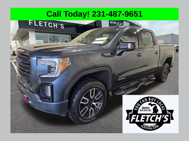 Gray (Dark Sky Metallic) 2020 GMC Sierra 1500 AT4 Crew Cab 4WD Pickup Truck Four-Wheel Drive Automatic