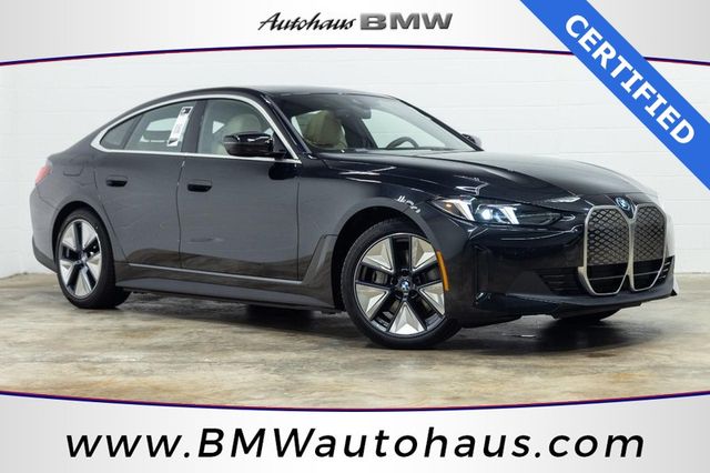 Black Sapphire Metallic 2025 BMW i4 Sedan All-Wheel Drive Automatic