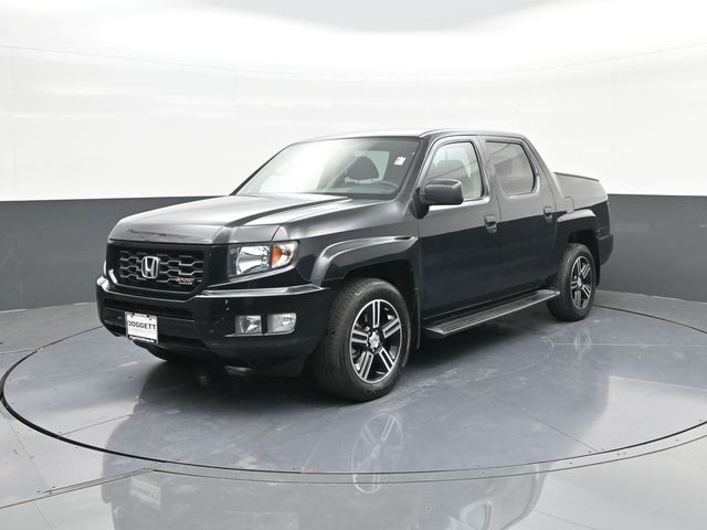 Black 2014 Honda Ridgeline Pickup Truck Four-Wheel Drive 5-Speed Automatic