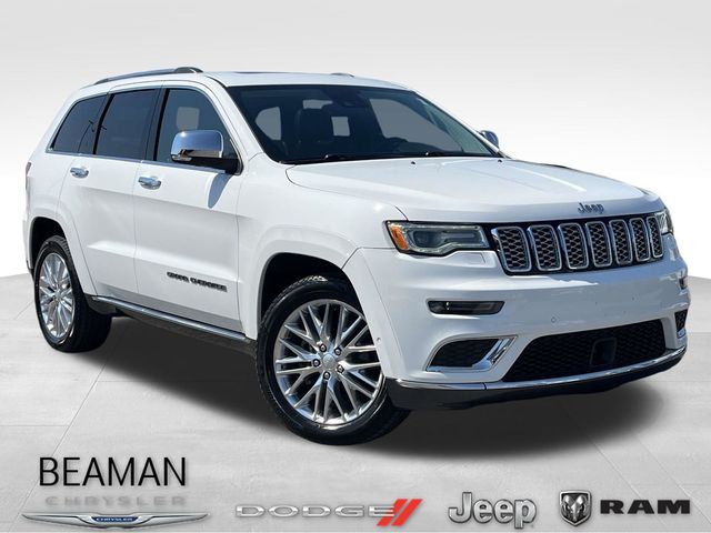 Bright White Clearcoat 2018 Jeep Grand Cherokee Summit 4WD SUV / Crossover Four-Wheel Drive 8-Speed Automatic