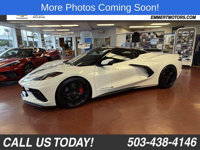Arctic White 2022 Chevrolet Corvette Stingray 3LT Convertible RWD Convertible Rear-Wheel Drive 8-Speed Dual Clutch