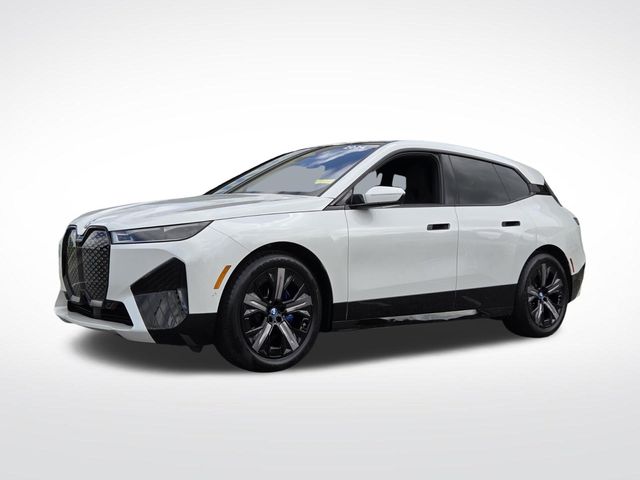 Mineral White Metallic 2024 BMW iX SUV / Crossover All-Wheel Drive Automatic