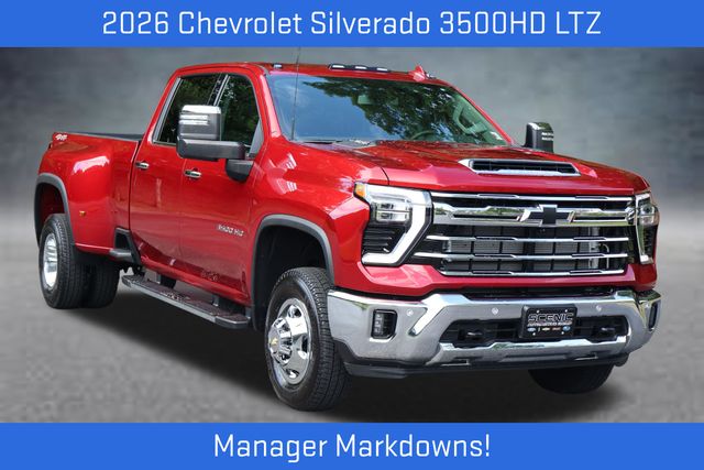 Radiant Red Tintcoat 2026 Chevrolet Silverado 3500HD Pickup Truck Four-Wheel Drive Automatic