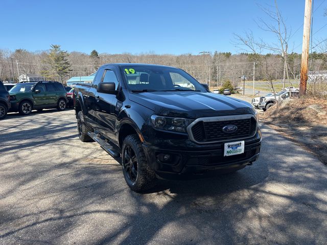 Shadow Black 2019 Ford Ranger XLT SuperCab 4WD Pickup Truck Four-Wheel Drive Automatic