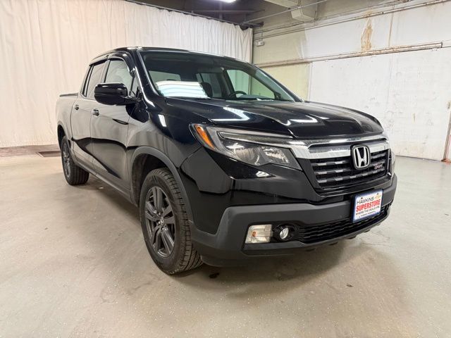 Black 2019 Honda Ridgeline Sport AWD Pickup Truck All-Wheel Drive 6-Speed Automatic