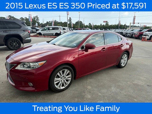 Matador Red Mica 2015 Lexus ES Sedan Front-Wheel Drive 6-Speed Automatic