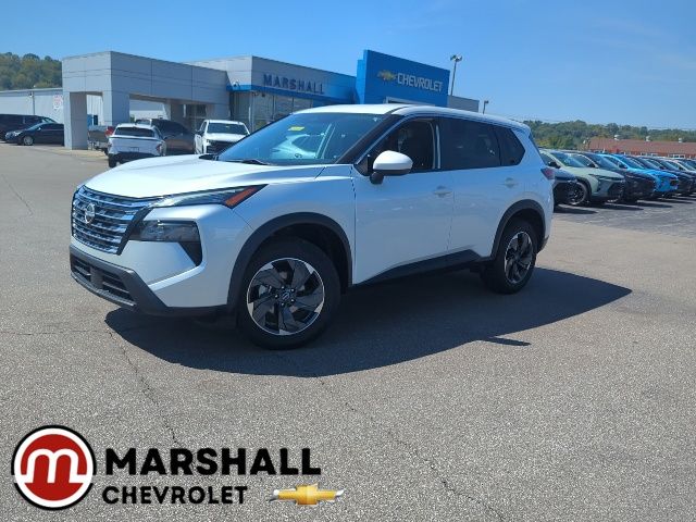 Everest White Pearl 2024 Nissan Rogue SUV / Crossover All-Wheel Drive Continuously Variable Transmission
