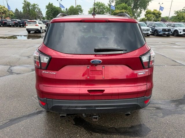 2017 Ruby Red Metallic Tinted Clearcoat Ford Escape Titanium 4X4 SUV