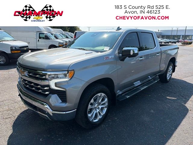 Sterling Gray Metallic 2024 Chevrolet Silverado 1500 Pickup Truck Four-Wheel Drive Automatic