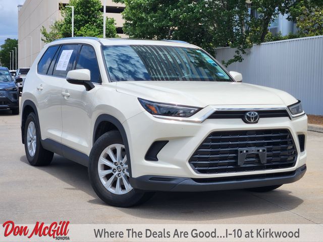 2024 Toyota Grand Highlander XLE White at Don McGill Toyota
