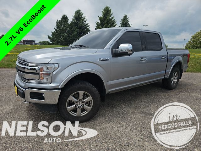 Iconic Silver Metallic 2020 Ford F-150 Pickup Truck Four-Wheel Drive Automatic