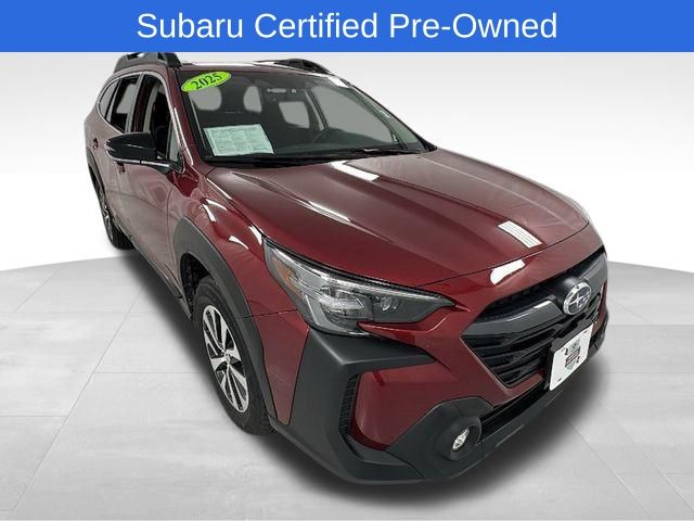 Crimson Red Pearl 2025 Subaru Outback Premium AWD SUV / Crossover All-Wheel Drive Continuously Variable Transmission